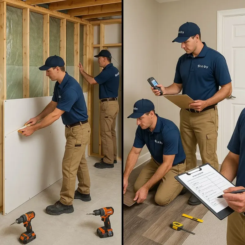 Repairs and Reconstruction process in Plum Creek, VA